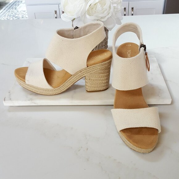 Toms Shoes - NEW! TOMS MAJORCA ROPE PLATFORM SANDAL